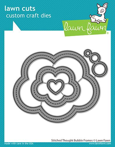 Lawn Fawn - Stitched Thought Bubble Frames - Stanzd Alone Stanzen