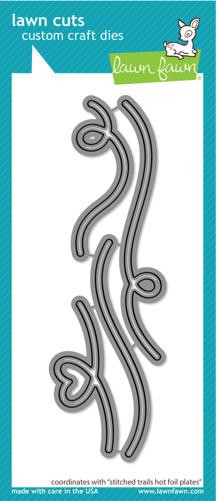 Lawn Fawn - Stitched Trails - Stanzschablonen bastel-traum.ch