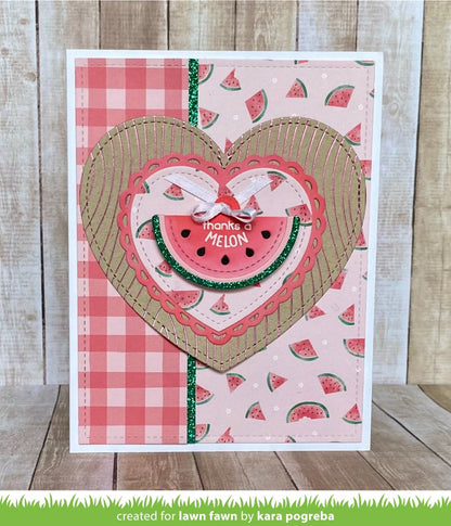 Lawn Fawn - tiny tags sayings: fruit - Clear Stamp 2x3
