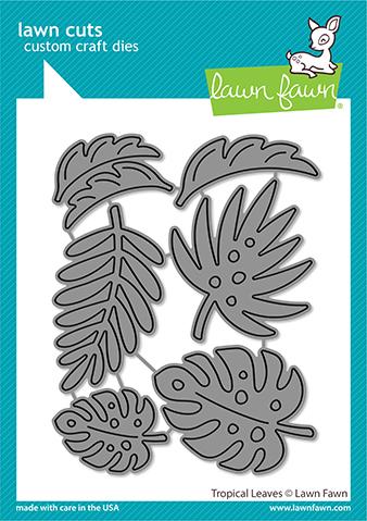 Lawn Fawn - Tropical Leaves - Stand Alone Stanzen