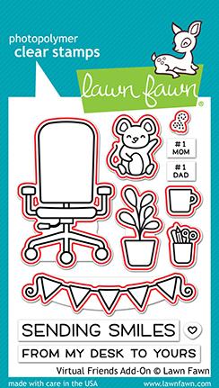 Lawn Fawn - Virtual Friends Add-On - Stanze