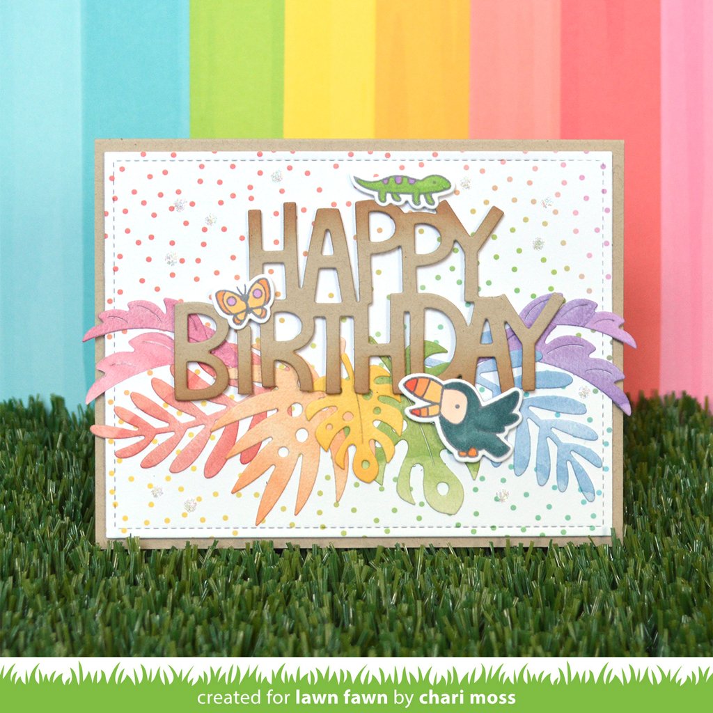 Lawn Fawn - Watercolor Wishes Rainbow - Petite Paper Pack