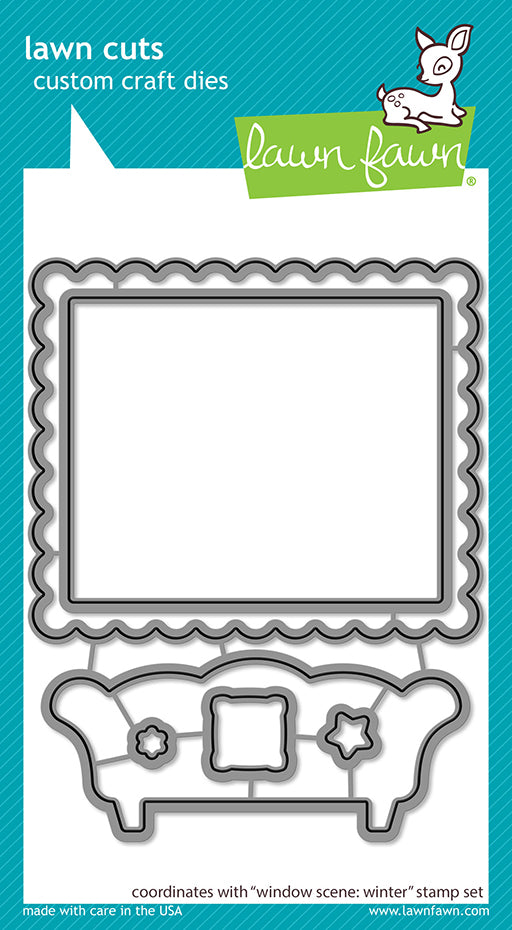 Lawn Fawn - Window Scene: Winter - Stanzen