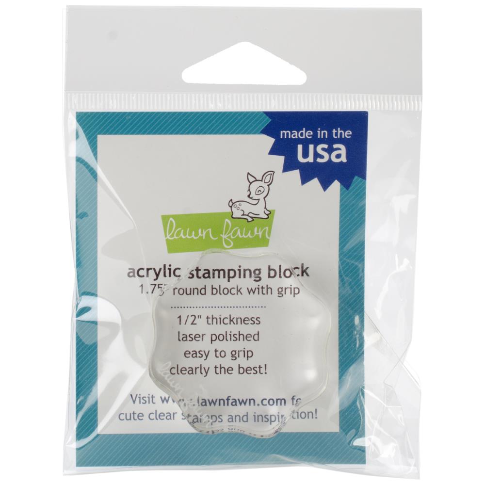 Lawn Fawn Acrylblock Rund 1.75