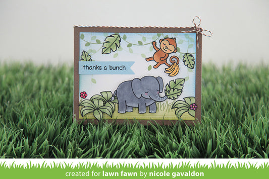 Lawn Fawn - Stempelset 4x6" - Critters In The Jungle
