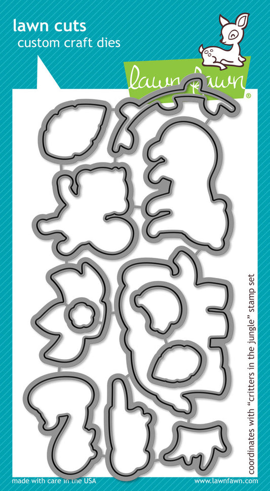 Lawn Fawn - Lawn Cuts - Critters In The Jungle