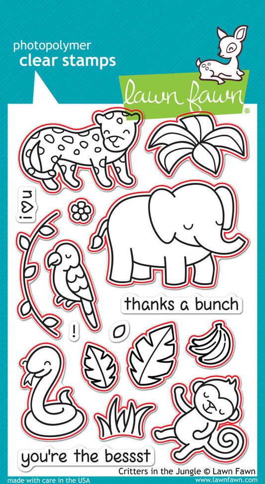 Lawn Fawn - Lawn Cuts - Critters In The Jungle