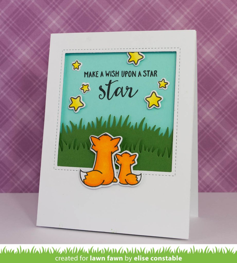 Lawn Fawn - Outside In Stitched Square Stackables - Stanze