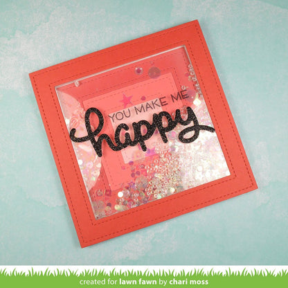 Lawn Fawn - Outside In Stitched Square Stackables - Stanze