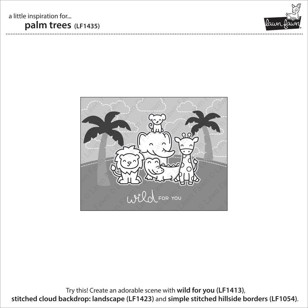 Lawn Fawn - Palm Trees - Stanze