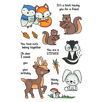 LDRS Creative - Clear Photopolymer Stamps - Woodland Wonderland - 4x6