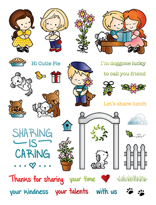 LDRS Creative - Clear Stamps -  Friends 