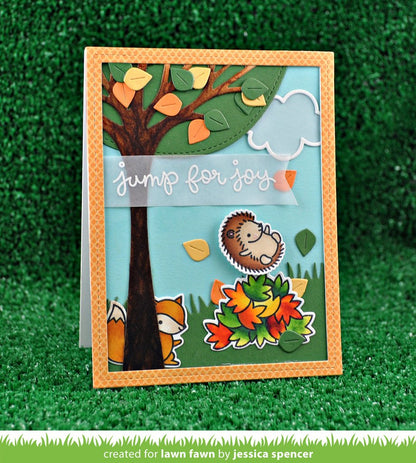 Lawn Fawn - Leafy Tree Backdrop: Portrait - Cuts