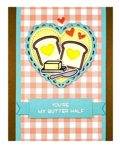 Lawn Fawn - Let's Toast - Clear Stamps 4x6