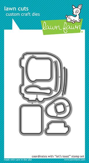 Lawn Fawn - Let's Toast - Stanzen