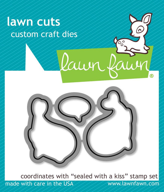 Lawn Fawn - Sealed With A Kiss - Stanze