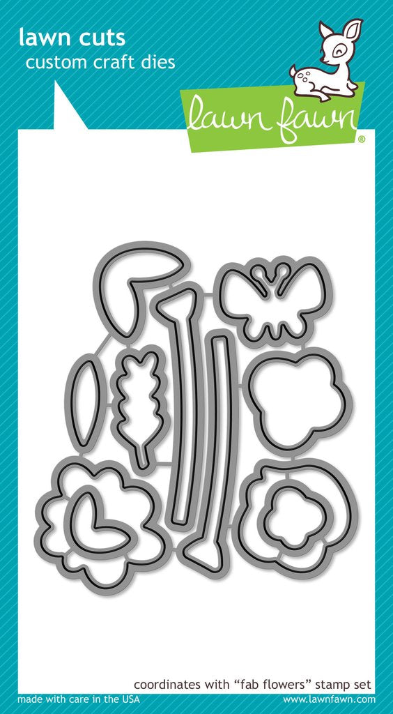 Lawn Fawn - Fab Flowers - Stanze