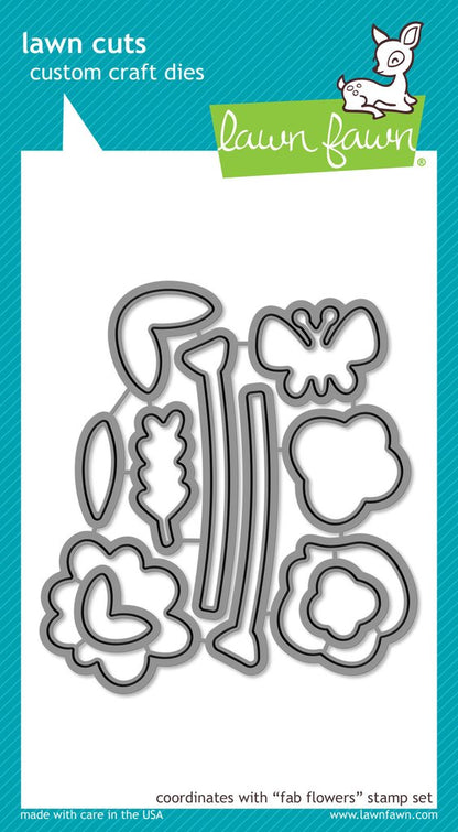 Lawn Fawn - Fab Flowers - Stanze