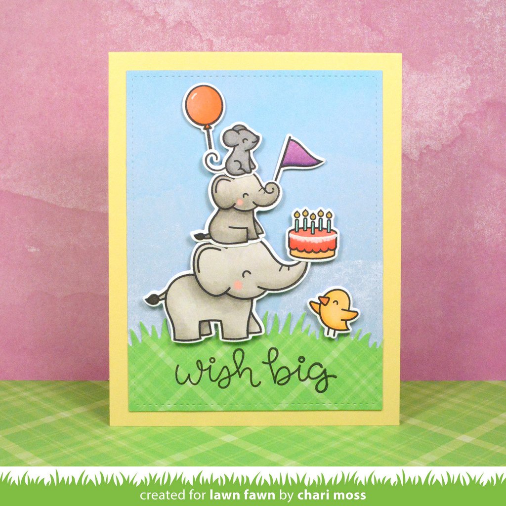 Lawn Fawn - Simple Grassy Hillsides - Stanze