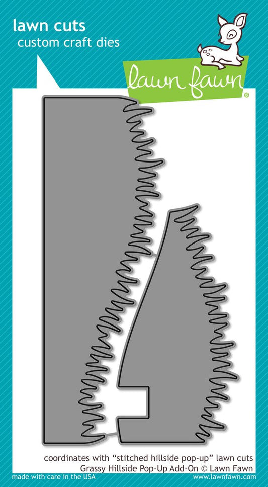 Lawn Fawn - Grassy Hillside Pop-Up Add-On - Stanze