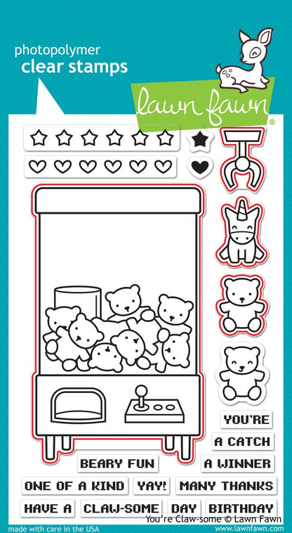 Lawn Fawn - You're Claw-some - Stanze