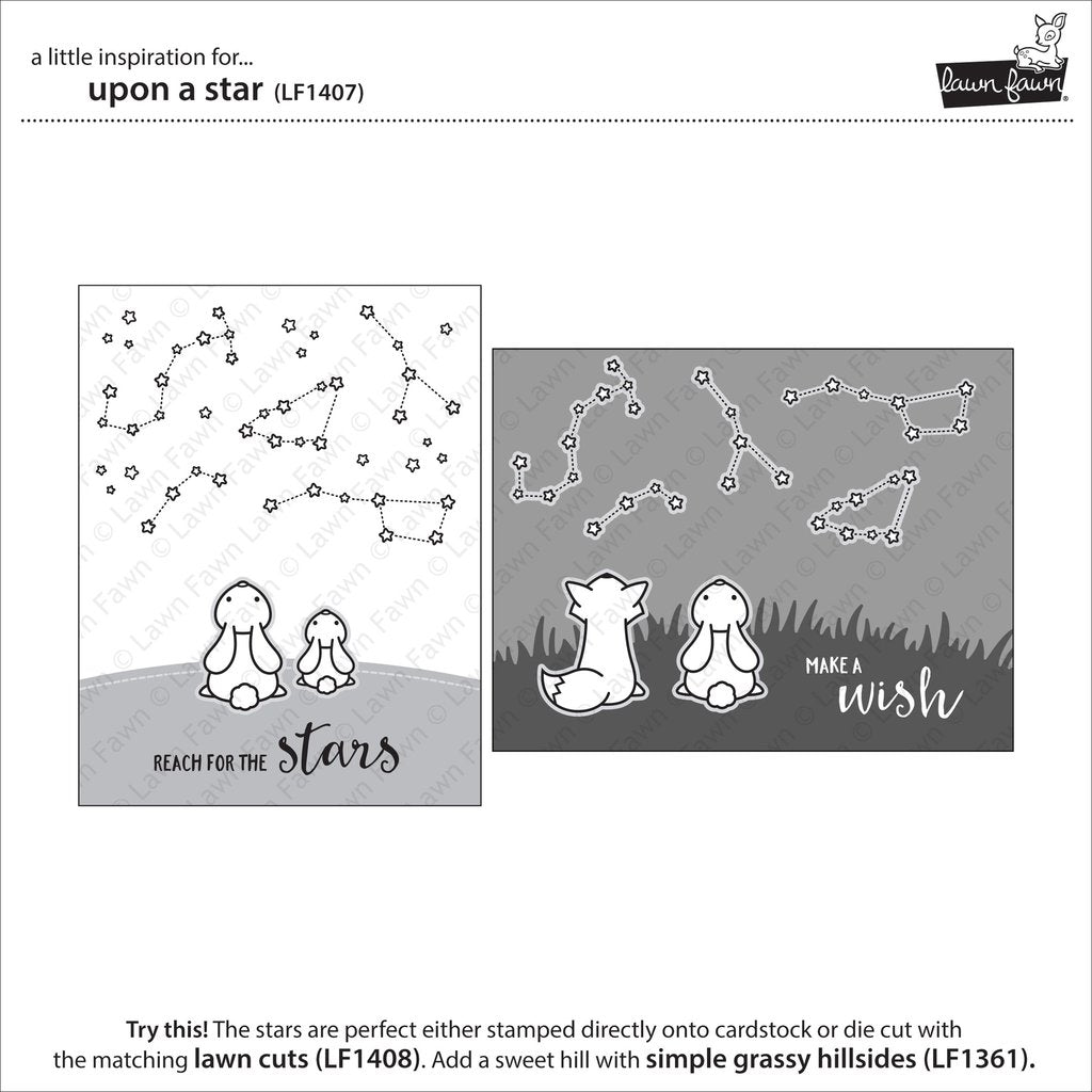 Lawn Fawn - Upon A Star - Clear Stamp 4x6