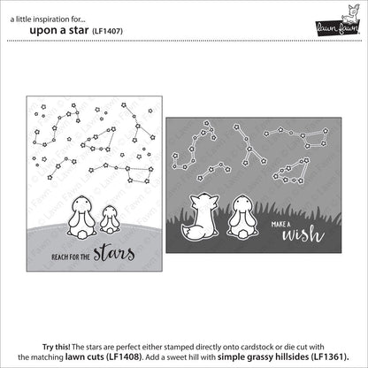 Lawn Fawn - Upon A Star - Clear Stamp 4x6