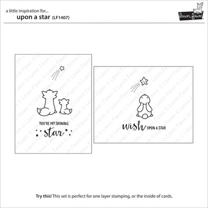 Lawn Fawn - Upon A Star - Clear Stamp 4x6