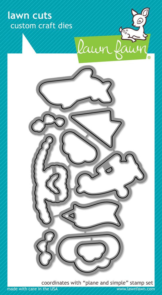 Lawn Fawn - Plane And Simple - Stanze