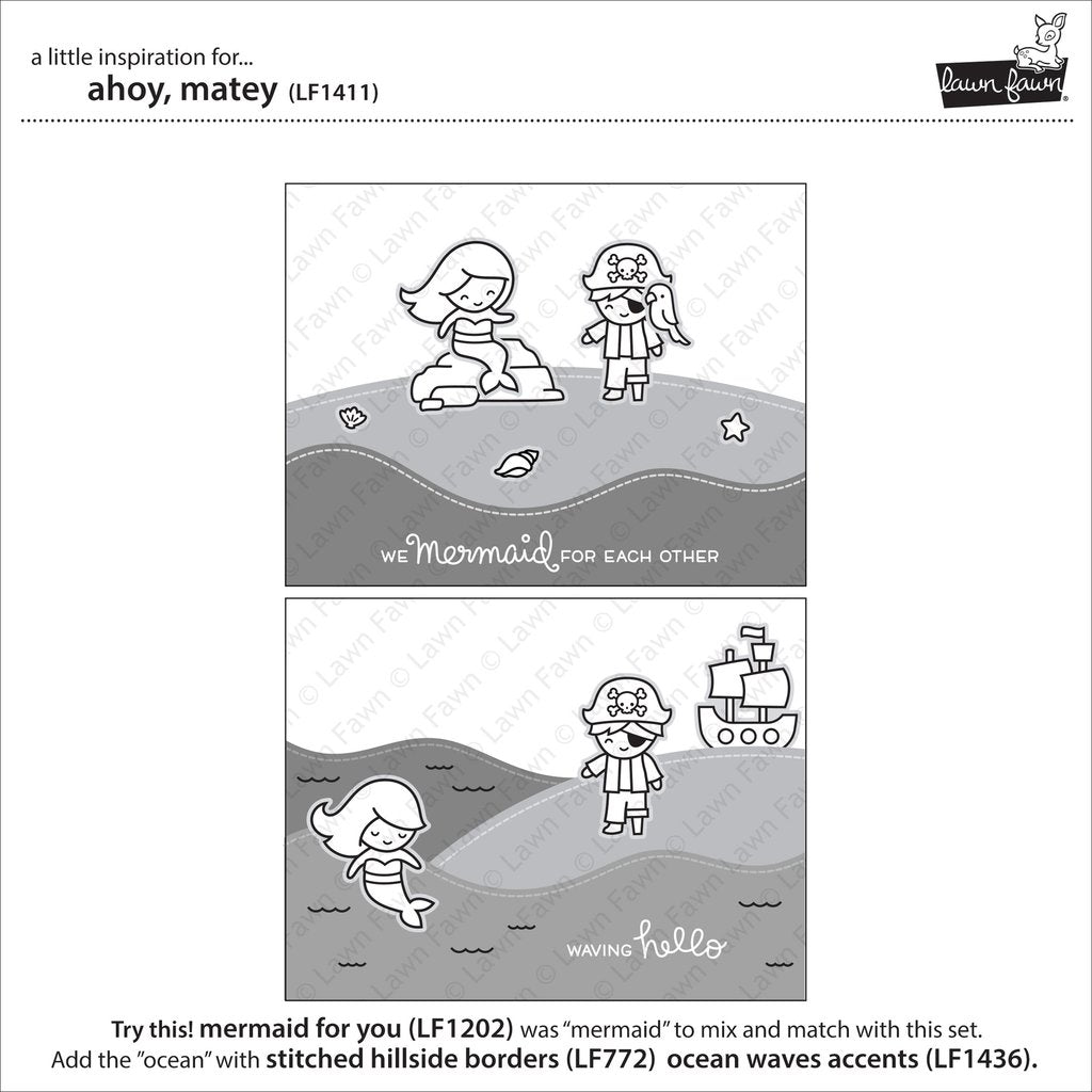  Matey - Clear Stamp 4x6