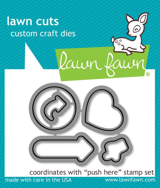 Lawn Fawn - Push Here - Stanze