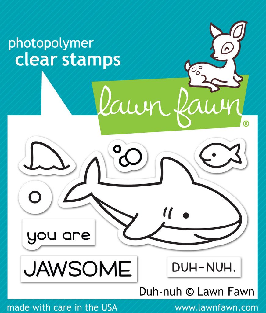 Lawn Fawn - Duh-Nuh - Clear Stamp 2x3
