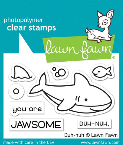 Lawn Fawn - Duh-Nuh - Clear Stamp 2x3