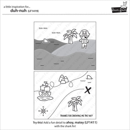 Lawn Fawn - Duh-Nuh - Clear Stamp 2x3