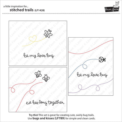 Lawn Fawn - Stitched Trails - Stanze