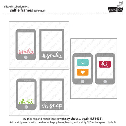 Lawn Fawn - Selfie Frames - Stanze