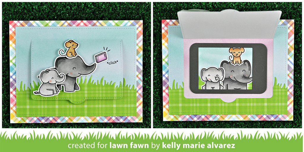Lawn Fawn - Selfie Frames - Stanze