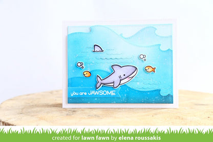 Lawn Fawn - Ocean Wave Accents - Stanze