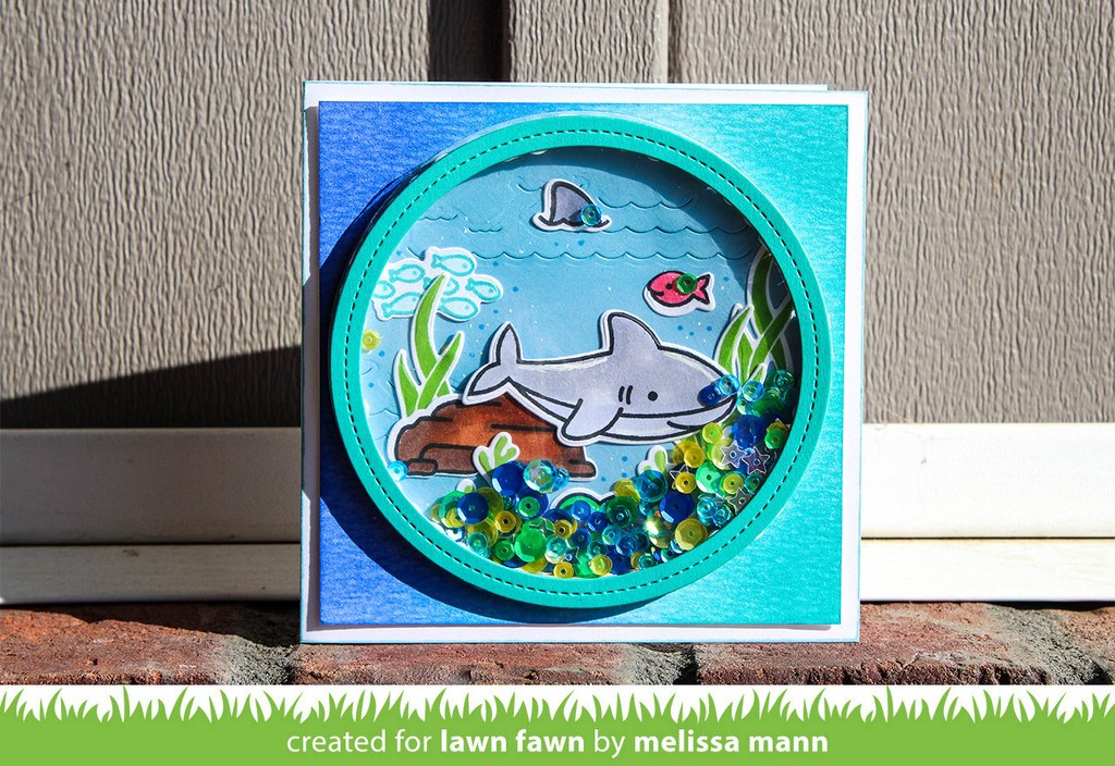 Lawn Fawn - Ocean Wave Accents - Stanze