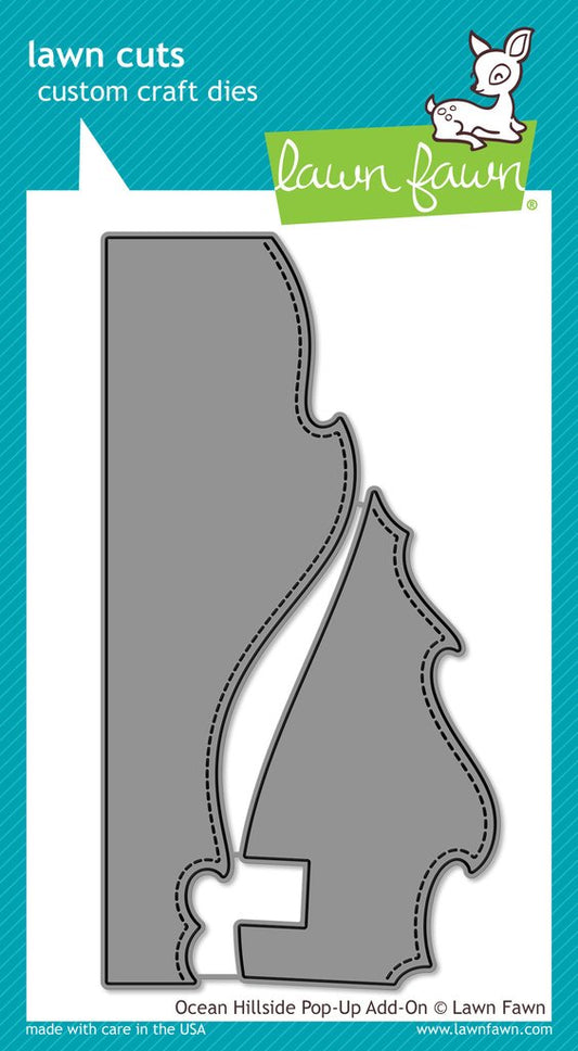 Lawn Fawn - Ocean Hillside Pop-up Add-on - Stanze