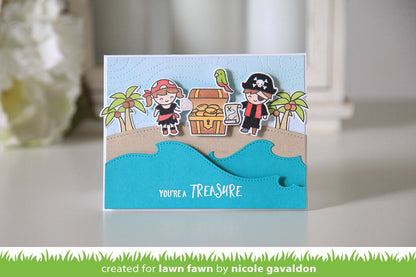 Lawn Fawn - Ocean Hillside Pop-up Add-on - Stanze