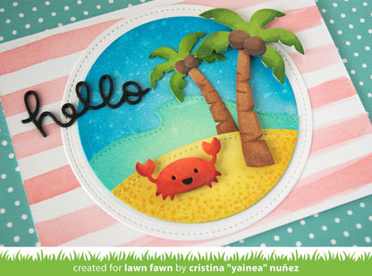 Lawn Fawn - Ocean Hillside Pop-up Add-on - Stanze