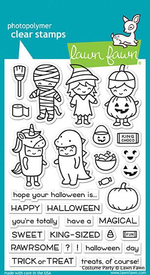 Lawn Fawn - Costume Party - Clear Stamps 4x6