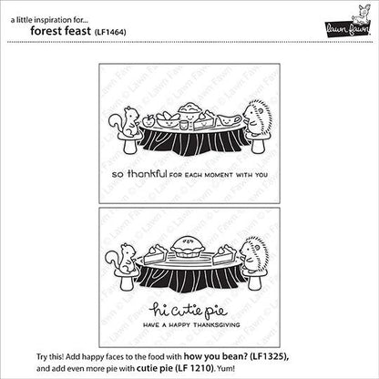 Lawn Fawn - Forest Feast - Clear Stamps 4x6