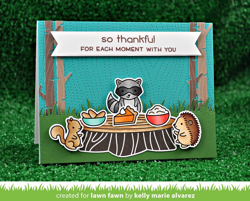 Lawn Fawn - Forest Feast - Clear Stamps 4x6
