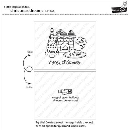 Lawn Fawn - Christmas Dreams - Clear Stamps 4x6