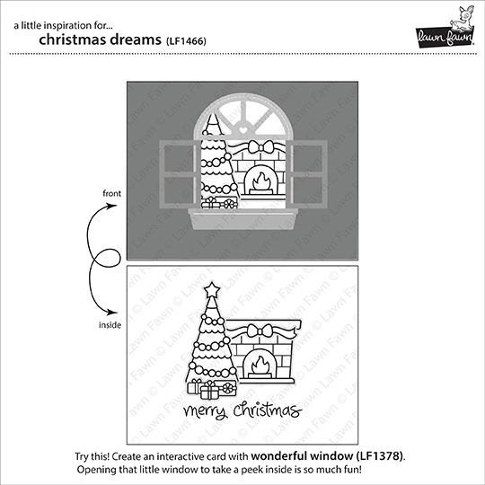Lawn Fawn - Christmas Dreams - Clear Stamps 4x6