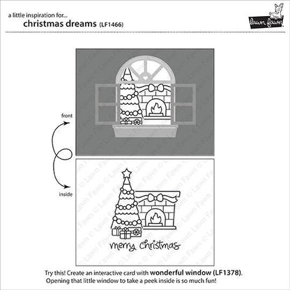 Lawn Fawn - Christmas Dreams - Clear Stamps 4x6