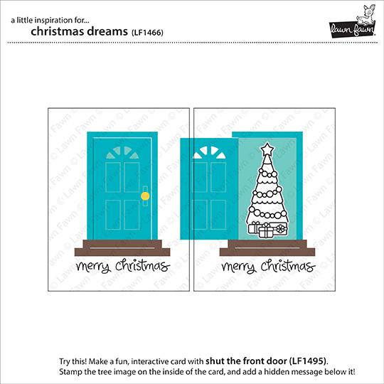 Lawn Fawn - Christmas Dreams - Clear Stamps 4x6