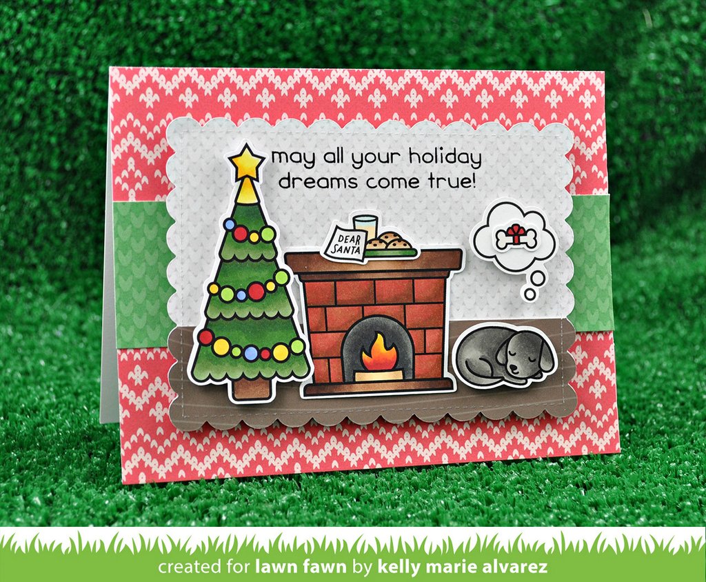 Lawn Fawn - Christmas Dreams - Clear Stamps 4x6